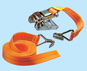 Rubber bands and tie-down straps